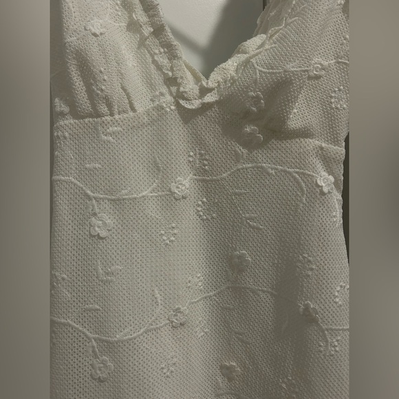 Princess Polly White Ruffle Dress - Picture 2 of 5